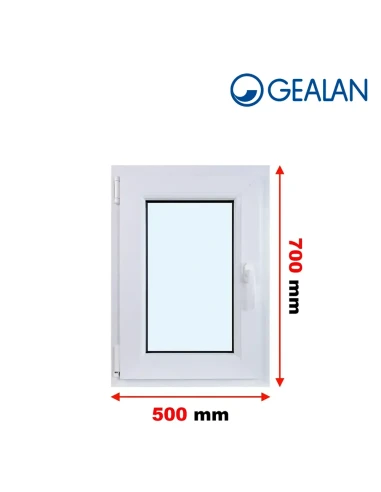 Kunststofffenster PVC Fenster 50x70 cm DREH/KIPP Gealan S 8000
