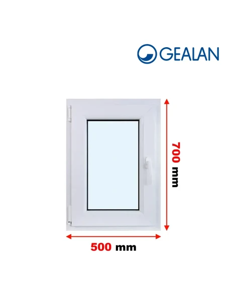 Kunststofffenster PVC Fenster 50x70 cm DREH/KIPP Gealan S 8000