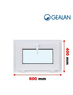 Kunststofffenster PVC Fenster 60x40 cm KIPP Gealan S 8000