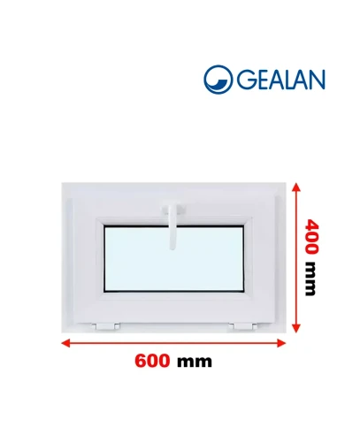 Kunststofffenster PVC Fenster 60x40 cm KIPP Gealan S 8000
