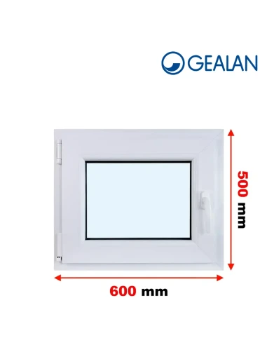 Kunststofffenster PVC Fenster 60x50 cm DREH/KIPP Gealan S 8000