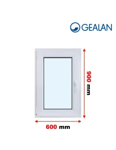 Kunststofffenster PVC Fenster 60x90 cm DREH/KIPP Gealan S 8000