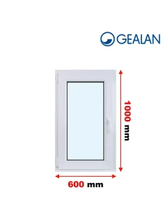 Kunststofffenster PVC Fenster 60x100 cm DREH/KIPP Gealan S 8000
