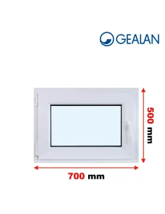 Kunststofffenster PVC Fenster 70x50 cm DREH/KIPP Gealan S 8000