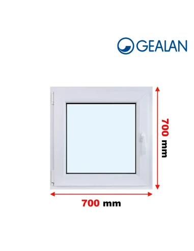 Kunststofffenster PVC Fenster 70x70 cm DREH/KIPP Gealan S 8000