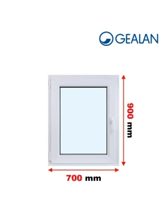 Kunststofffenster PVC Fenster 70x90 cm DREH/KIPP Gealan S 8000