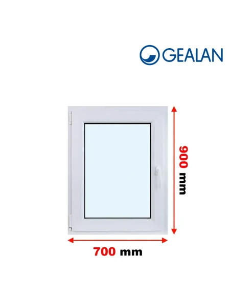 Kunststofffenster PVC Fenster 70x90 cm DREH/KIPP Gealan S 8000
