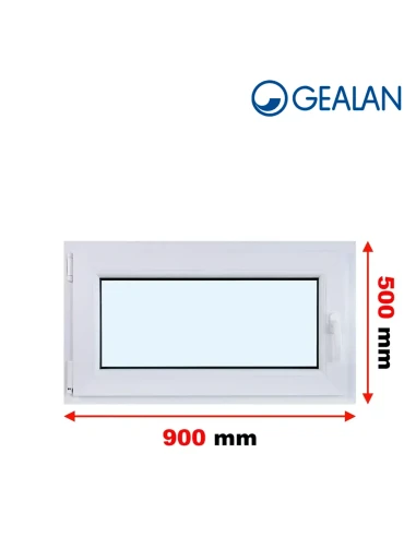 Kunststofffenster PVC Fenster 90x50 cm DREH/KIPP Gealan S 8000