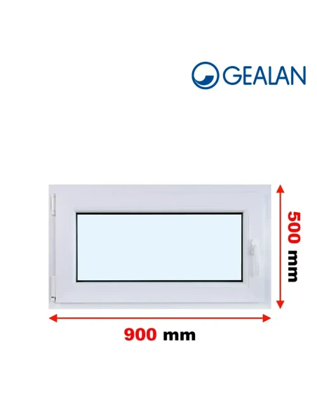 Kunststofffenster PVC Fenster 90x50 cm DREH/KIPP Gealan S 8000