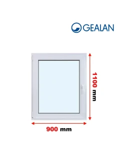 Kunststofffenster PVC Fenster 90x110 cm DREH/KIPP Gealan S 8000