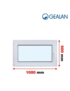 Kunststofffenster PVC Fenster 100x60 cm DREH/KIPP Gealan S 8000