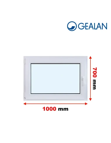 Kunststofffenster PVC Fenster 100x70 cm DREH/KIPP Gealan S 8000