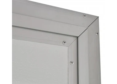 Aluminium Garagentor Zweiflügelig mit Paneel - 260 cm x 200 cm