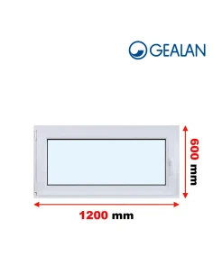 Kunststofffenster PVC Fenster 120x60 cm DREH/KIPP Gealan S 8000