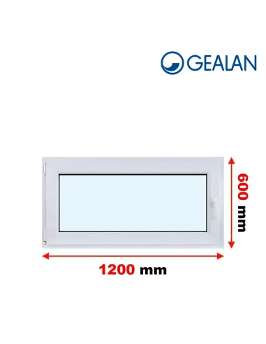 Kunststofffenster PVC Fenster 120x60 cm DREH/KIPP Gealan S 8000