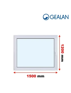 Kunststofffenster PVC Fenster 150x120 cm DREH/KIPP Gealan S 8000