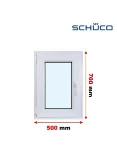 Kunststofffenster PVC Fenster 50 x 70 cm Dreh-Kipp Schüco LivIng 82