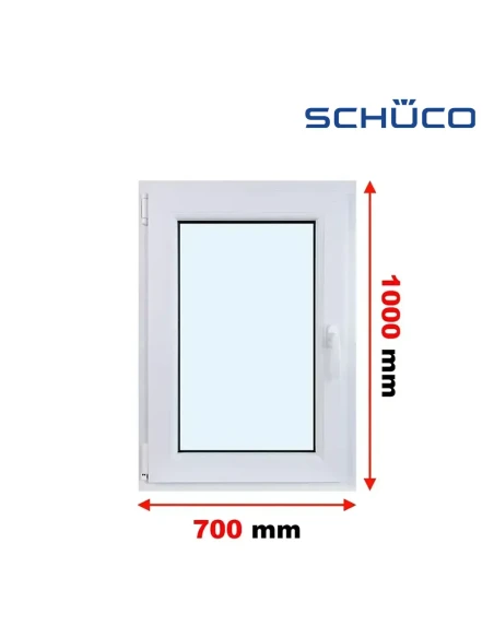 Kunststofffenster PVC Fenster 70 x 100 cm Dreh-Kipp Schüco LivIng 82