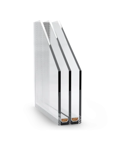 Kunststofffenster PVC Fenster 80 x 40 cm Kipp Schüco LivIng 82