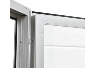 Aluminium Garagentor Zweiflügelig mit Paneel - 260 cm x 225 cm