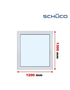 Kunststofffenster PVC Fenster 120 x 130 cm Dreh-Kipp Schüco LivIng 82