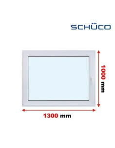Kunststofffenster PVC Fenster 130 x 100 cm Dreh-Kipp Schüco LivIng 82
