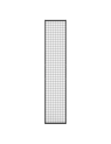 Deko Wandgitter Gitterwand Schwarz Metall - 50 x 238 cm