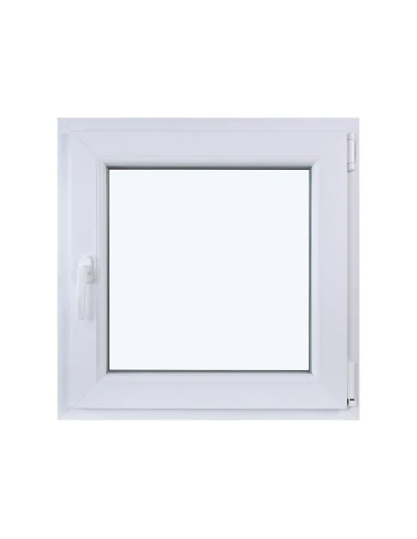 Kunststofffenster DREH/KIPP 700 x 700 mm Zweifachverglasung Weiß - SOFORT VERFÜGBAR