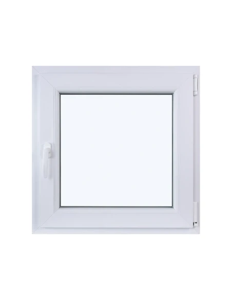 Kunststofffenster DREH/KIPP 700 x 700 mm Zweifachverglasung Weiß - SOFORT VERFÜGBAR