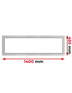 Kunststofffenster PVC Fenster 140 x 45 cm FIX Aluplast Ideal 4000
