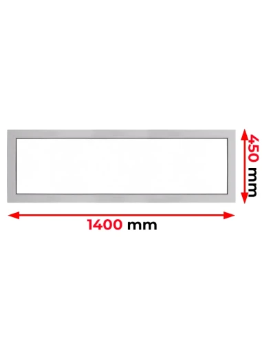 Kunststofffenster PVC Fenster 140 x 45 cm FIX Aluplast Ideal 4000