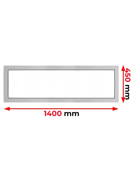 Kunststofffenster PVC Fenster 140 x 45 cm FIX Aluplast Ideal 4000