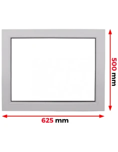 Kunststofffenster PVC Fenster 62,5 x 50 cm FIX Aluplast Ideal 4000