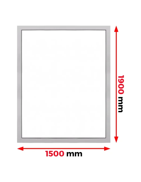 Kunststofffenster PVC Fenster 150 x 190 mm FIX Aluplast Ideal 4000