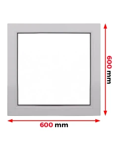 Kunststofffenster PVC Fenster 60 x 60 cm FIX Aluplast Ideal 4000