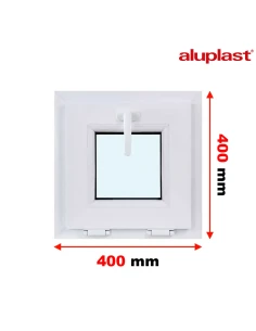 Kunststofffenster PVC Fenster 40x40 cm KIPP Aluplast Ideal 4000