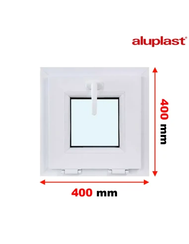 Kunststofffenster PVC Fenster 40x40 cm KIPP Aluplast Ideal 4000
