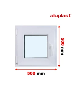 Kunststofffenster PVC Fenster 50x50 cm DREH/KIPP Aluplast Ideal 4000