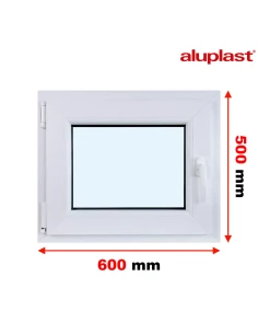 Kunststofffenster PVC Fenster 60x50 cm DREH/KIPP Aluplast Ideal 4000