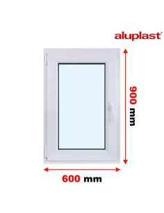 Kunststofffenster PVC Fenster 60x90 cm DREH/KIPP Aluplast Ideal 4000