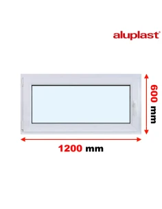 Kunststofffenster PVC Fenster 120x60 cm DREH/KIPP Aluplast Ideal 4000