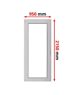 Kunststoff Balkontür 950 x 2150 mm DREH