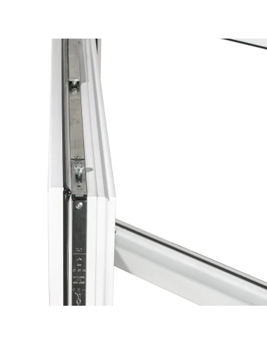 Kunststofffenster PVC Fenster 45x45 cm KIPP Aluplast Ideal 8000