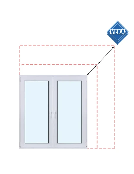 PVC Fenster nach Maß - Veka