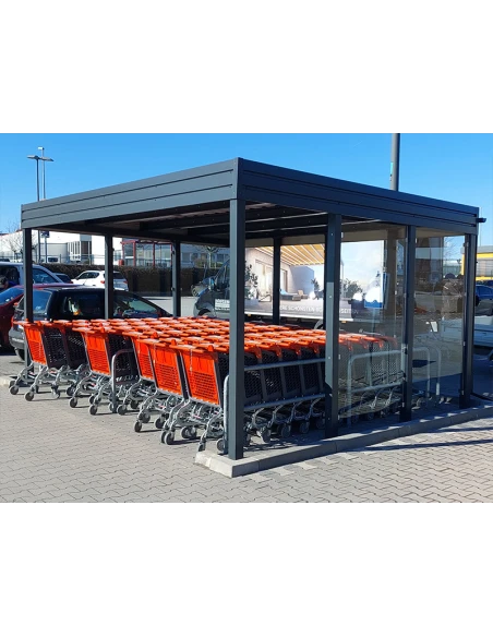 Carport Stahl Modern Garagen 3x6m