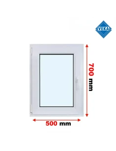 Kunststofffenster PVC Fenster 50x70 cm DREH/KIPP Veka Softline 82 MD