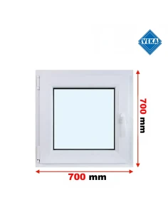 Kunststofffenster PVC Fenster 70x70 cm DREH/KIPP Veka Softline 82 MD