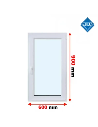 Kunststofffenster PVC Fenster 60x90 cm DREH/KIPP Veka Softline 82 MD