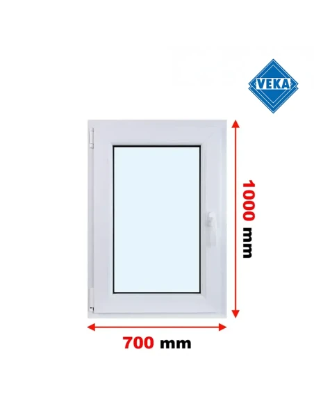 Kunststofffenster PVC Fenster 70x100 cm DREH/KIPP Veka Softline 82 MD