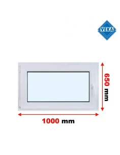 Kunststofffenster PVC Fenster 100x65 cm DREH/KIPP Veka Softline 82 MD
